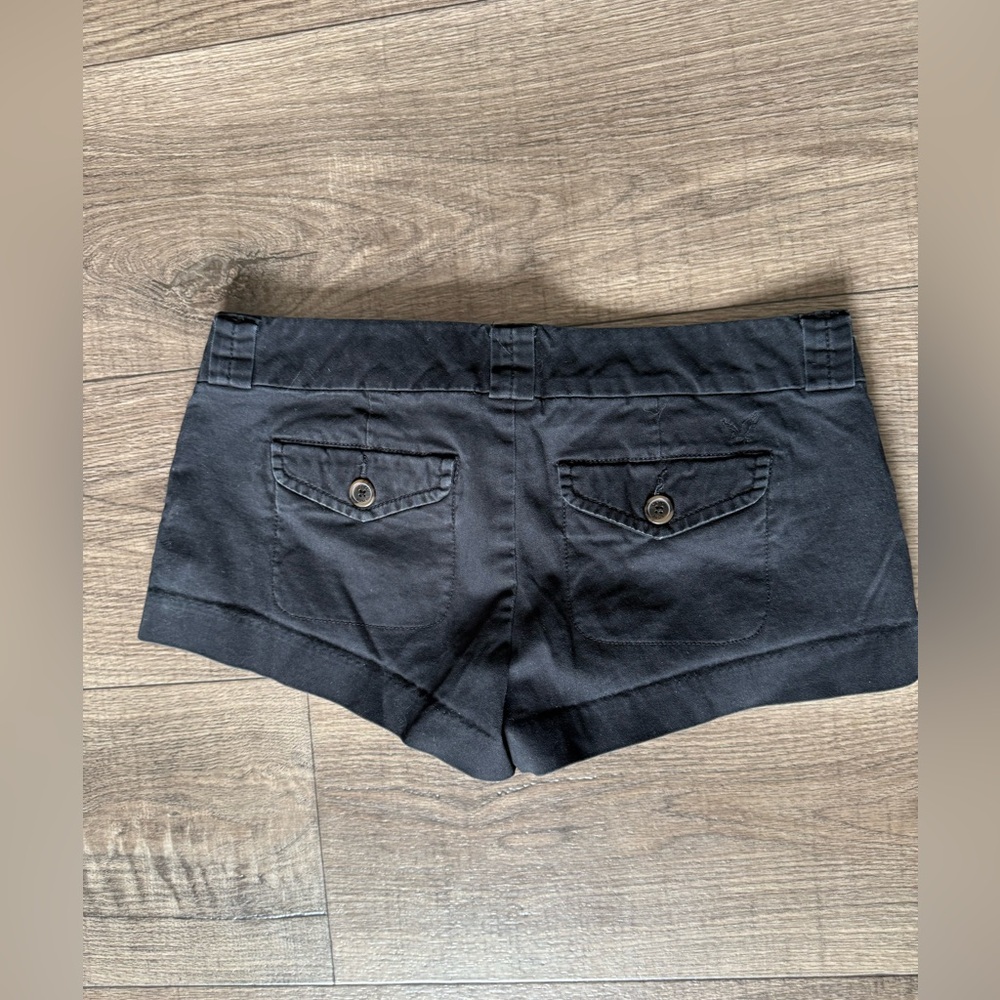 Women’s American Eagle Favorite Short Cotton Black Size 2 - Picture 2 of 9